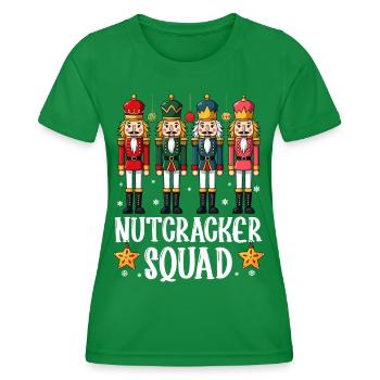 Escouade Casse-Noisette - T-shirt sport Femme - vert - Devant - AI Model Female 172 dark (172cm)