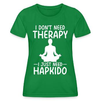 Thérapie Hapkido - T-shirt sport Femme - vert - Devant - AI Model Female 172 dark (172cm)