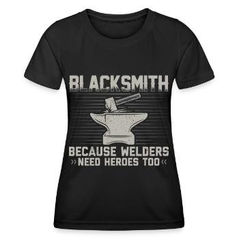 Blacksmith - Women's Functional T-Shirt - black - Front - AI Model Female 172 light (172cm)