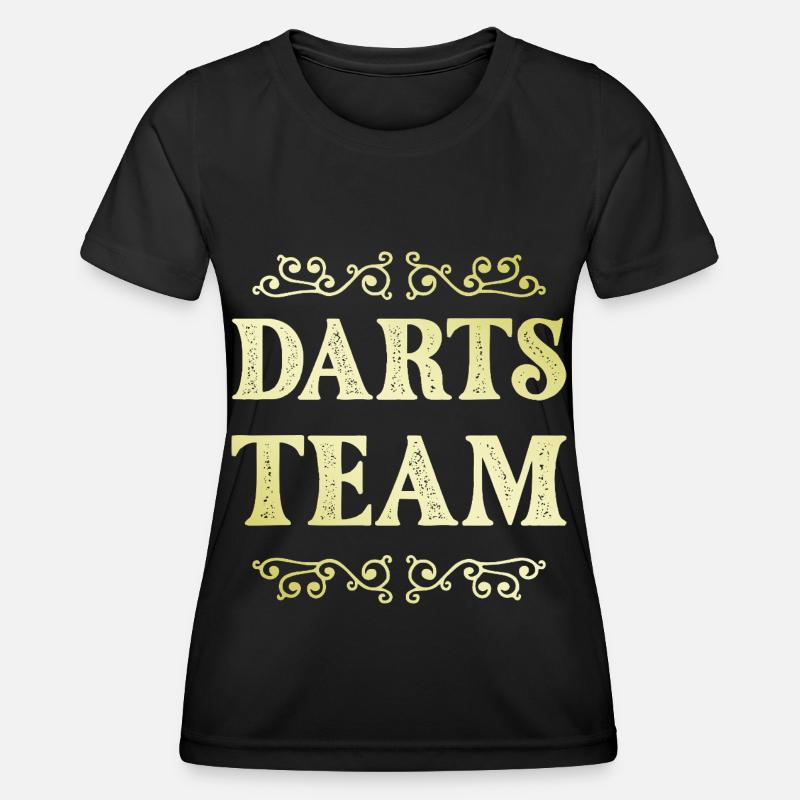 Darts Team - Women's Functional T-Shirt - black