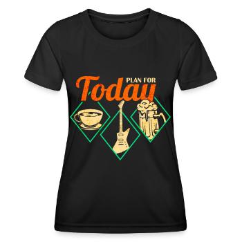 Rock and Roll and Beer - Women's Functional T-Shirt - black - Front - AI Model Female 172 light (172cm)