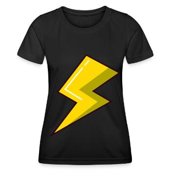 Blitz Comic Rapide - T-shirt sport Femme - noir - Devant - AI Model Female 172 light (172cm)