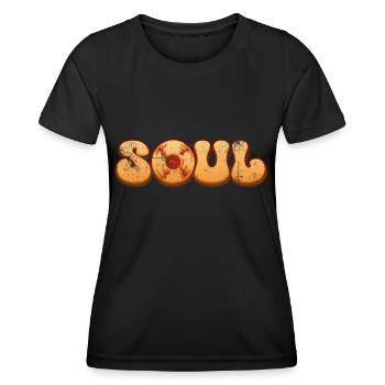 Soul vintage - Frauen Funktions-T-Shirt - Schwarz - Vorne - AI Model Female 172 light (172cm)