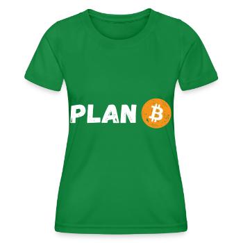 PLAN B - Frauen Funktions-T-Shirt - Kelly Green - Vorne - AI Model Female 172 dark (172cm)