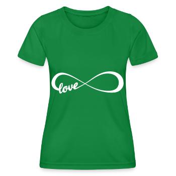 Unendliche Liebe - Frauen Funktions-T-Shirt - Kelly Green - Vorne - AI Model Female 172 dark (172cm)