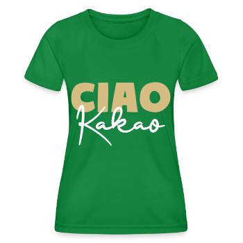 Cacao Ciao - T-shirt sport Femme - vert - Devant - AI Model Female 172 dark (172cm)