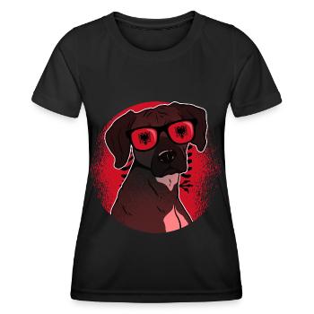 Albanien - Frauen Funktions-T-Shirt - Schwarz - Vorne - AI Model Female 172 light (172cm)