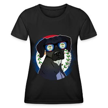 Belize - Frauen Funktions-T-Shirt - Schwarz - Vorne - AI Model Female 172 light (172cm)