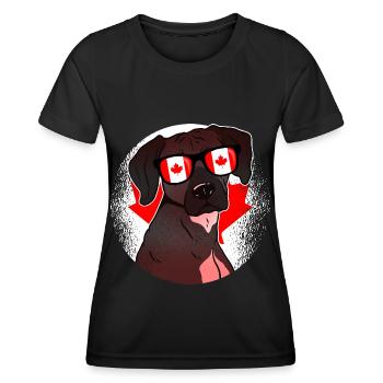 Canada - Women's Functional T-Shirt - black - Front - AI Model Female 172 light (172cm)