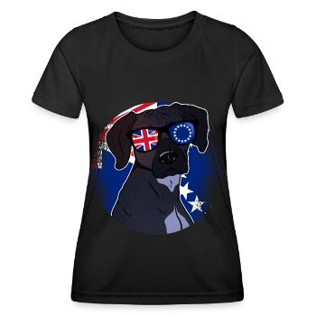 Cook (Îles) - T-shirt sport Femme - noir - Devant - AI Model Female 172 light (172cm)