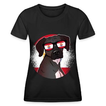 French Polynesia - Women's Functional T-Shirt - black - Front - AI Model Female 172 light (172cm)