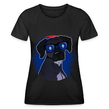 Guam - Frauen Funktions-T-Shirt - Schwarz - Vorne - AI Model Female 172 light (172cm)