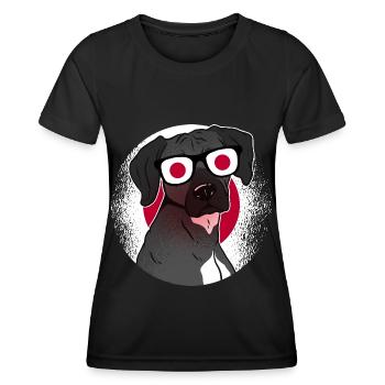 Japon - T-shirt sport Femme - noir - Devant - AI Model Female 172 light (172cm)
