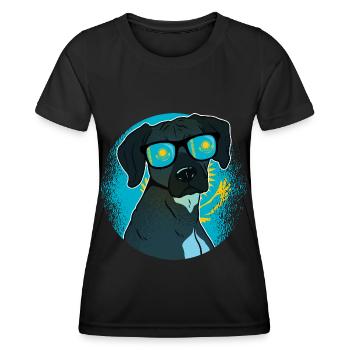 Kazakhstan - Women's Functional T-Shirt - black - Front - AI Model Female 172 light (172cm)