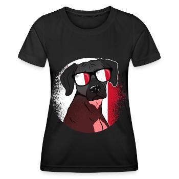 Malta - Frauen Funktions-T-Shirt - Schwarz - Vorne - AI Model Female 172 light (172cm)