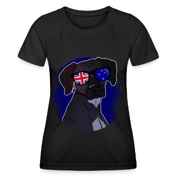 Neuseeland - Frauen Funktions-T-Shirt - Schwarz - Vorne - AI Model Female 172 light (172cm)