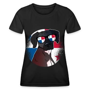 Panama - Frauen Funktions-T-Shirt - Schwarz - Vorne - AI Model Female 172 light (172cm)