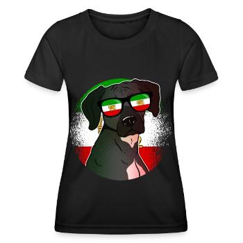 Perse - T-shirt sport Femme - noir - Devant - AI Model Female 172 light (172cm)