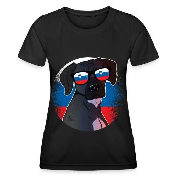 Slovenia - Women's Functional T-Shirt - black - Front - AI Model Female 172 light (172cm)