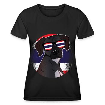 Thailand - Frauen Funktions-T-Shirt - Schwarz - Vorne - AI Model Female 172 light (172cm)