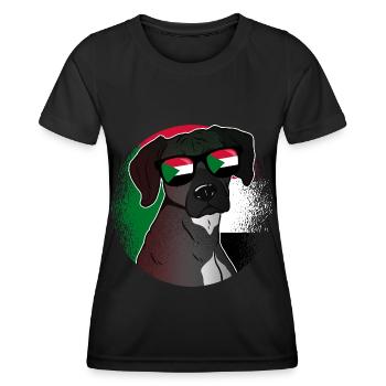 Sudan - Women's Functional T-Shirt - black - Front - AI Model Female 172 light (172cm)