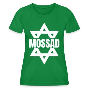 Mossad Israel Israeli Intelligence Tel Aviv - Women's Functional T-Shirt - kelly green - Front - AI Model Female 172 dark (172cm)