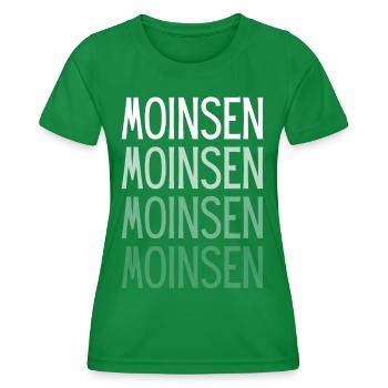 Oldenburg Oldenburger Norden Norddeutschland Moin - Frauen Funktions-T-Shirt - Kelly Green - Vorne - AI Model Female 172 dark (172cm)