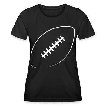 Joueur de football américain - T-shirt sport Femme - noir - Devant - AI Model Female 172 light (172cm)