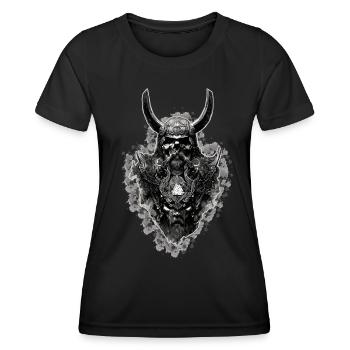 Vikings Rune nordique Vikings Valhalla Vikings - T-shirt sport Femme - noir - Devant - AI Model Female 172 light (172cm)