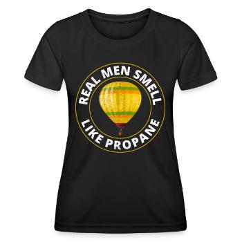 Montgolfière Montgolfière Montgolfière - T-shirt sport Femme - noir - Devant - AI Model Female 172 light (172cm)