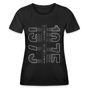 Finest Vintage 1975 Geburtsjahr 1975 Geburtstag - Frauen Funktions-T-Shirt - Schwarz - Vorne - AI Model Female 172 light (172cm)