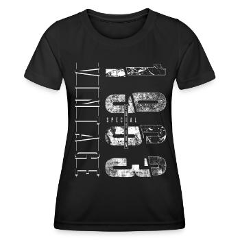 Vintage 1963 Special Edition Year of birth 1963 - Women's Functional T-Shirt - black - Front - AI Model Female 172 light (172cm)