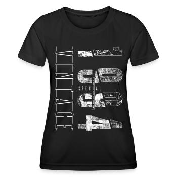 Vintage 1994 Special Edition Geburtsjahr 1994 - Frauen Funktions-T-Shirt - Schwarz - Vorne - AI Model Female 172 light (172cm)