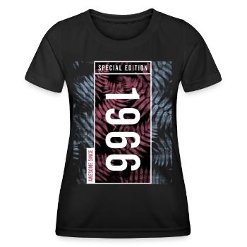 Special Edition 1966 Birthday Urban Graphic - Women's Functional T-Shirt - black - Front - AI Model Female 172 light (172cm)