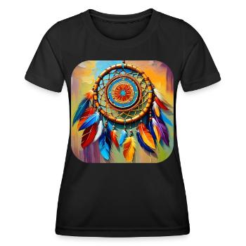 Spiritual Dream Catcher - Women's Functional T-Shirt - black - Front - AI Model Female 172 light (172cm)
