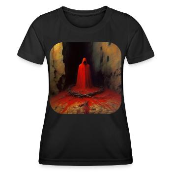 Sinister Demon - Women's Functional T-Shirt - black - Front - AI Model Female 172 light (172cm)