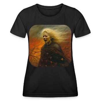 Dark Horror Banshee - Women's Functional T-Shirt - black - Front - AI Model Female 172 light (172cm)
