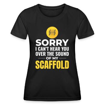 Scaffolder Scaffold Builder Scaffolding Platform - Women's Functional T-Shirt - black - Front - AI Model Female 172 light (172cm)