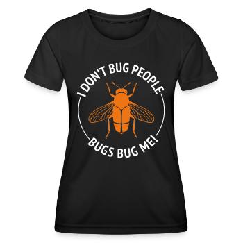 Insektensammler Entomologie Entomologe Käferliebhaber - Frauen Funktions-T-Shirt - Schwarz - Vorne - AI Model Female 172 light (172cm)