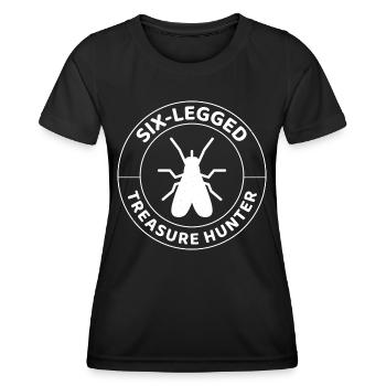 Insektensammler Entomologie Entomologe Käferliebhaber - Frauen Funktions-T-Shirt - Schwarz - Vorne - AI Model Female 172 light (172cm)