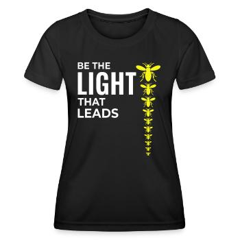 Fireflies Firefly Lightning Bug Insect Collector - Women's Functional T-Shirt - black - Front - AI Model Female 172 light (172cm)