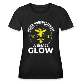 Fireflies Firefly Lightning Bug Insect Collector - Women's Functional T-Shirt - black - Front - AI Model Female 172 light (172cm)