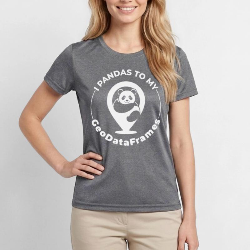 GeoDataFrames Pandas GIS Python Programmierung Frauen Funktions-T-Shirt