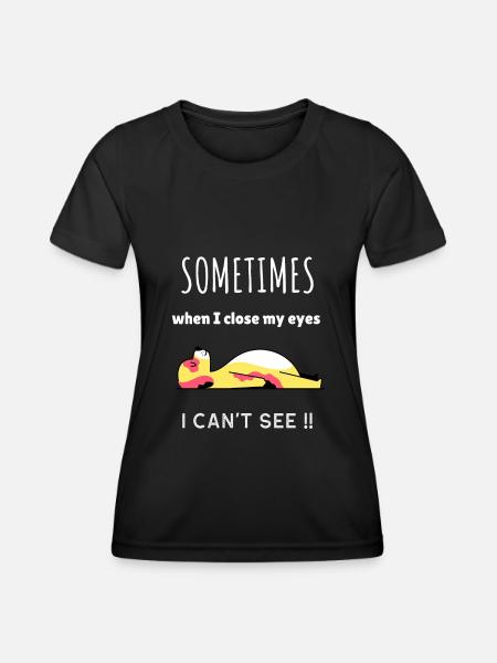 Collection pour enfants, Dessins du mois - T-shirt sport Femme - noir