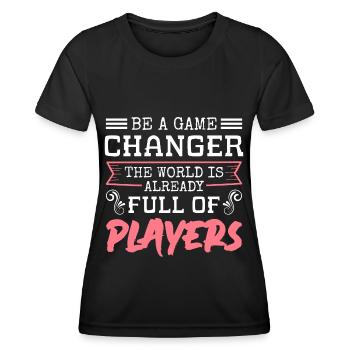 Arbeit Karriere Angestellter - Frauen Funktions-T-Shirt - Schwarz - Vorne - AI Model Female 172 light (172cm)