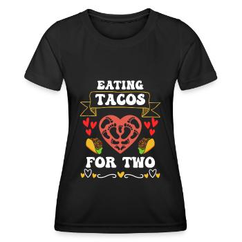 Babybauch Mutter Werdende Mutter Babysprüche - Frauen Funktions-T-Shirt - Schwarz - Vorne - AI Model Female 172 light (172cm)