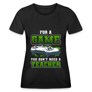 Nerd PC Computer - Women's Functional T-Shirt - black - Front - AI Model Female 172 light (172cm)