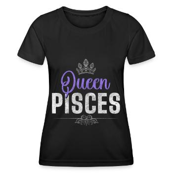 Tierkreiszeichen Neptun Sternbild - Frauen Funktions-T-Shirt - Schwarz - Vorne - AI Model Female 172 light (172cm)