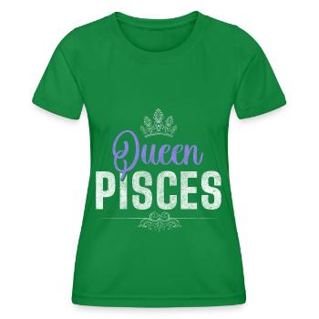 Tierkreiszeichen Neptun Sternbild - Frauen Funktions-T-Shirt - Kelly Green - Vorne - AI Model Female 172 dark (172cm)