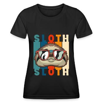 Chill out Hang out comfortably - Women's Functional T-Shirt - black - Front - AI Model Female 172 light (172cm)